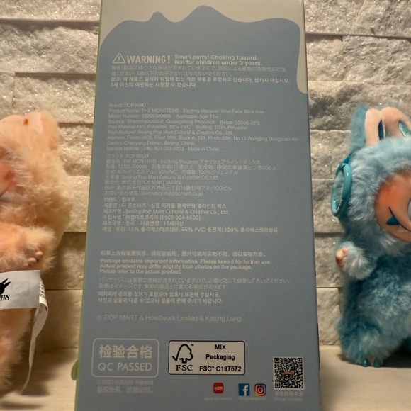 POP MART AUTHENTIC Labubu from the Macaron collection 💕 LYCHEE BERRY💕,unopened. - Picture 6 of 9